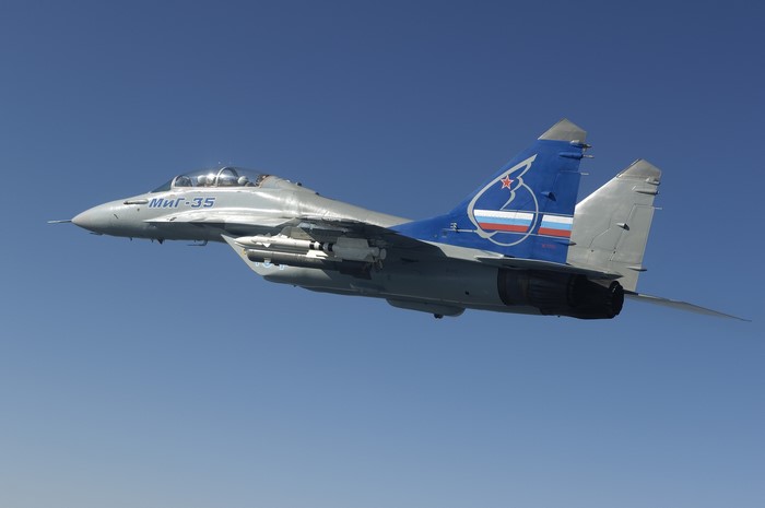 Mikoyan MiG-35 Fighter Jet in Flight
