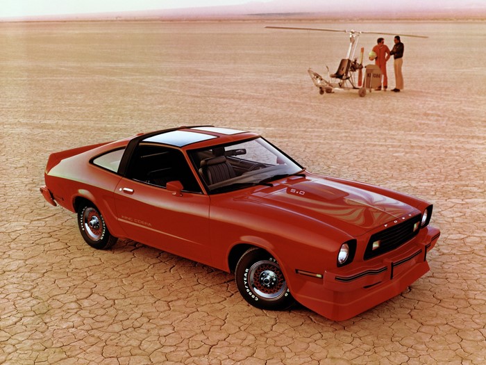 1978 Ford Mustang King Cobra T-Roof in desert