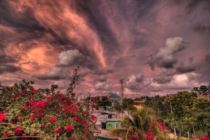 4K Tulum Mexico Sky