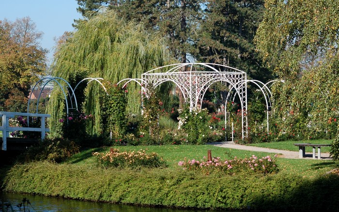 Rosarium Uetersen Gardens in Germany