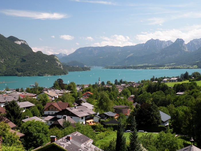 Salzkamergut Lake Austria Sky