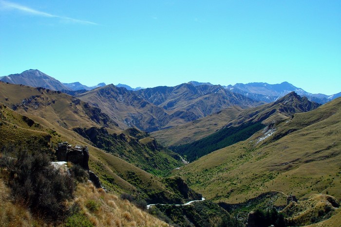 Skippers Canyon Queenstown New Zealand Mountains