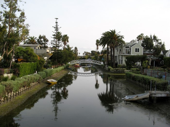 Venice Canal in Los Angeles, USA
