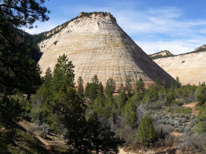 Checkerboard Mesa in Zion National Park, USA