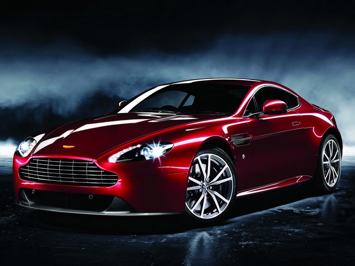 Red Aston Martin Vantage Coupe