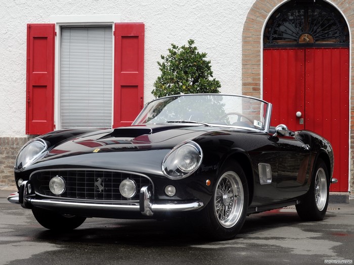 Black Ferrari 250 Spider California Convertible