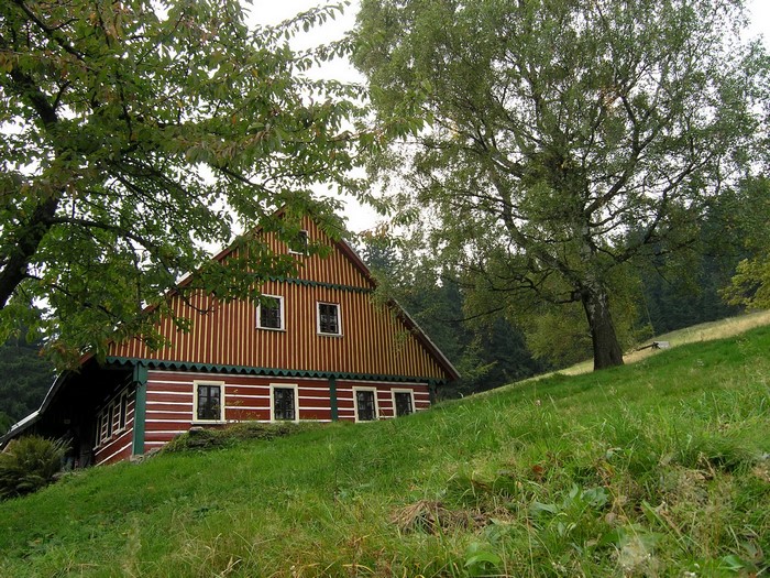Wooden house in Trutnov, Czech Republic