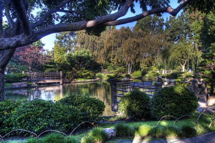 Earl Burns Miller Japanese Garden in California, USA