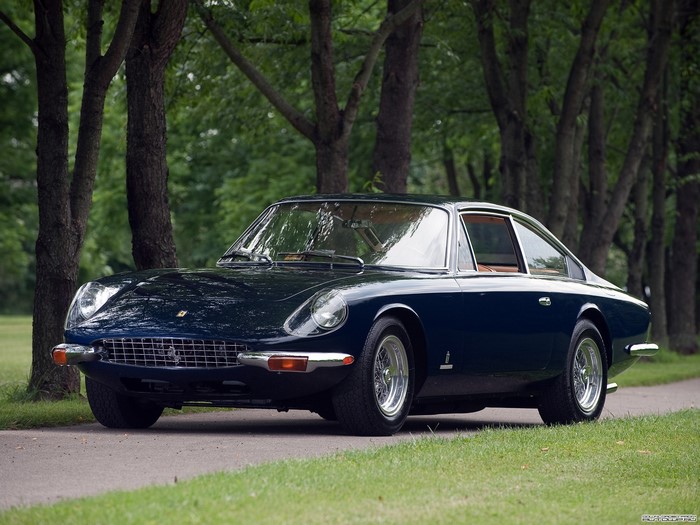 Dark Blue Ferrari 365 GT 2+2 Coupe