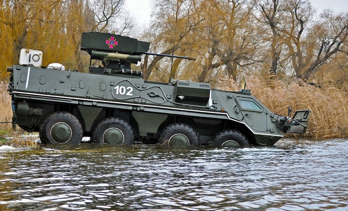 Armored Personnel Carrier (APC) in Water