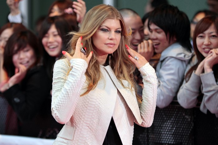 Stacy Ferguson on a red carpet event