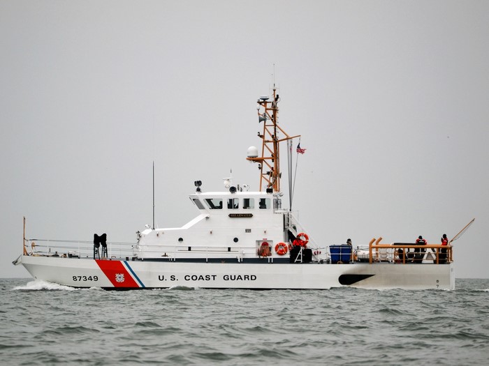 U.S. Coast Guard Cutter 87349 underway