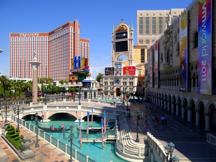 Treasure Island and The Venetian, Las Vegas, Nevada