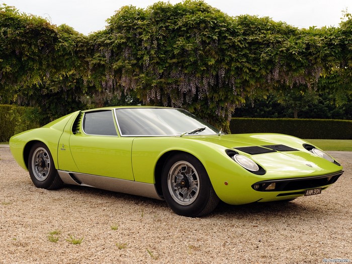 Lime Green Lamborghini Miura S