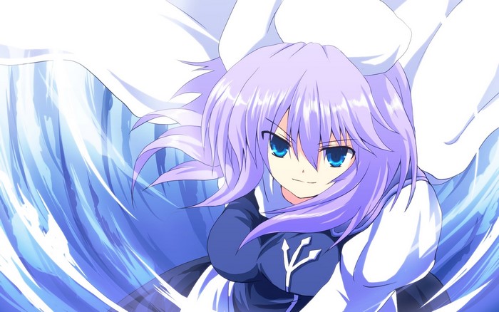 Touhou Collection: A young girl with purple hair and blue eyes