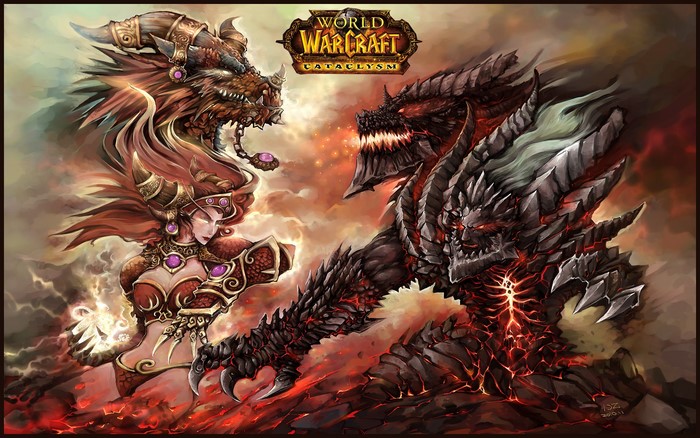 World of Warcraft Cataclysm: Dragon vs. Warrior