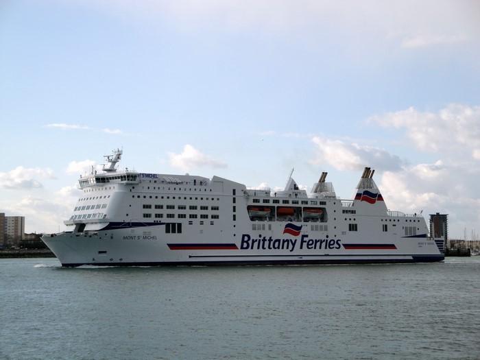 Brittany Ferries Mont St. Michel ferry boat