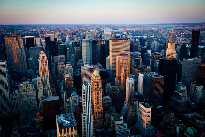 New York City Skyline at Dusk