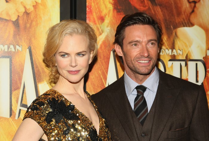 Nicole Kidman and Hugh Jackman at Australia premiere