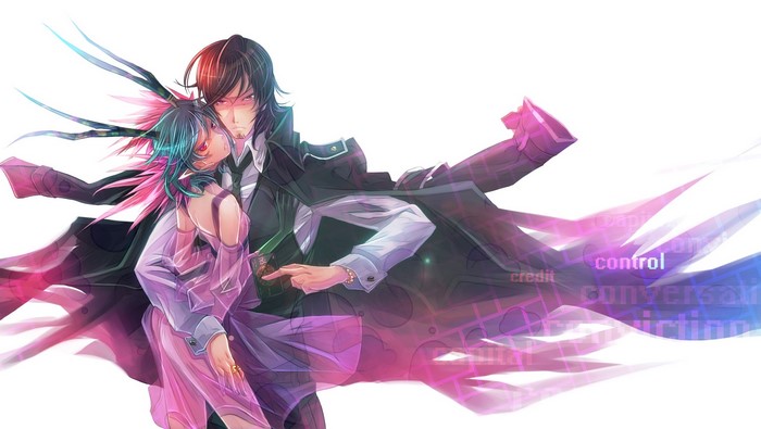 Kyouma and Airi from The Money of Soul and Possibility Control