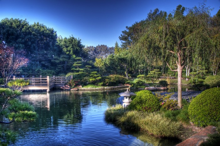 Earl Burns Miller Japanese Garden in California