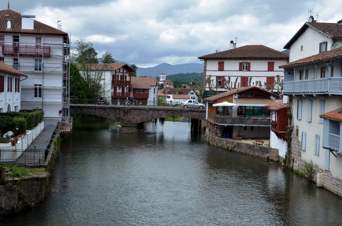 River and buildings in France