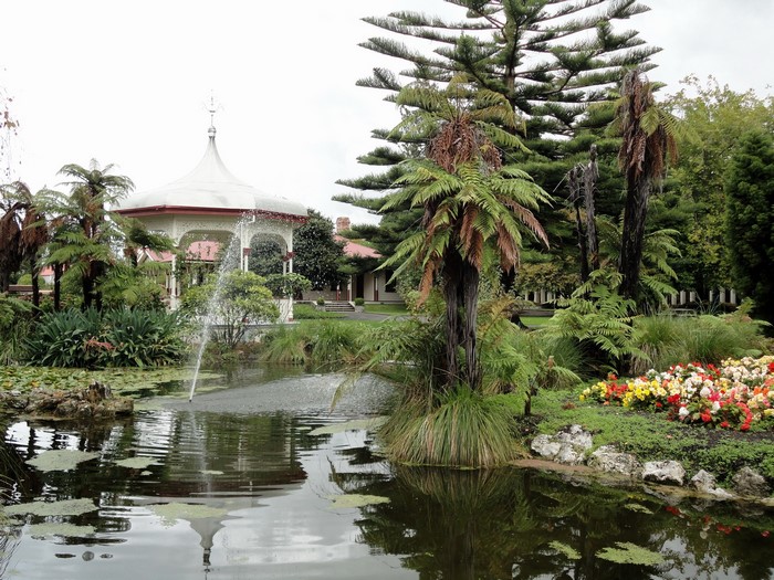Rotorua Gardens with Gazebo and Pond
