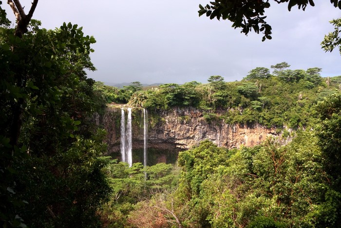 Chamarel Waterfall in Mauritius