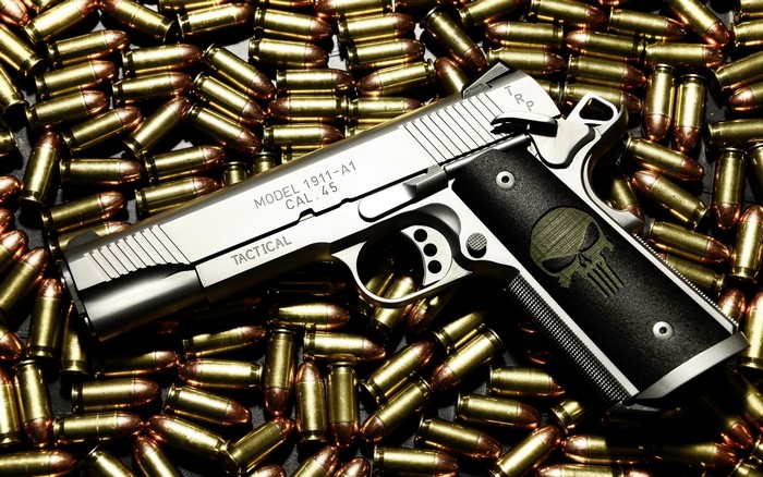 Model 1911-A1 Tactical Pistol with Ammunition