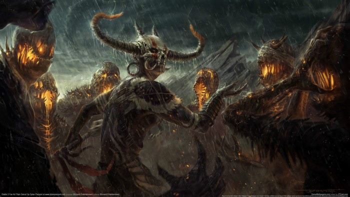 Diablo III Fan Art Rain Dance