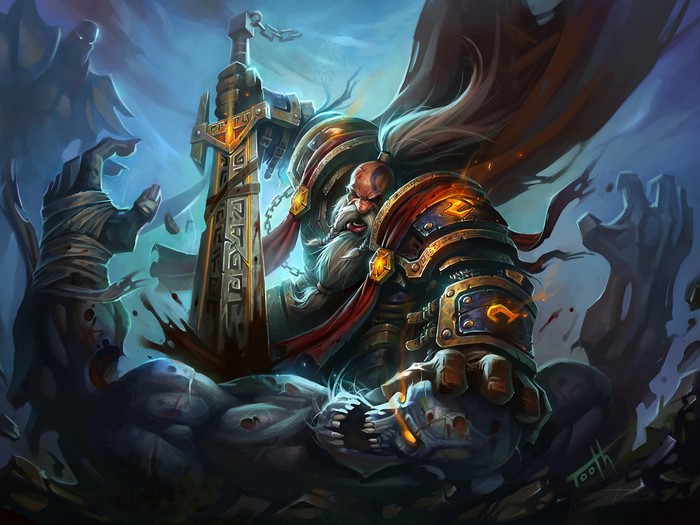Dwarf Warrior from World of Warcraft