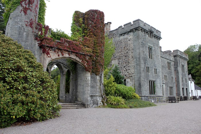 Armadale Castle ruins in Scotland