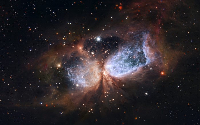 Cosmic Nebula with Stars