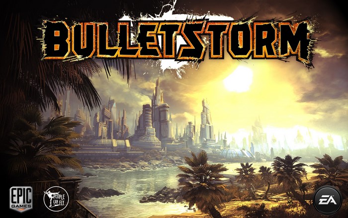 Bulletstorm video game title screen