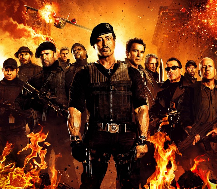 The Expendables 2 Sylvester Stallone Jason Statham