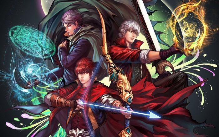 Devil May Cry 3 Characters with Magic
