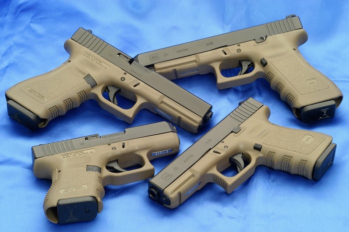 Glock 17, 19, 26, and 34 Pistols
