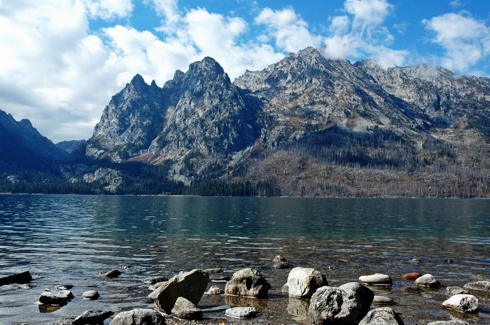 Grand Teton National Park, Wyoming Lake and Mountains