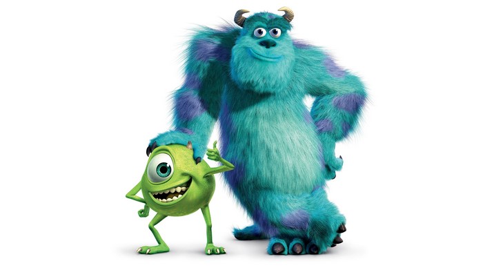 Monsters, Inc. 4K Mike and Sulley Characters