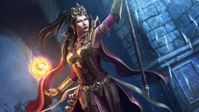 Sorceress from Diablo III