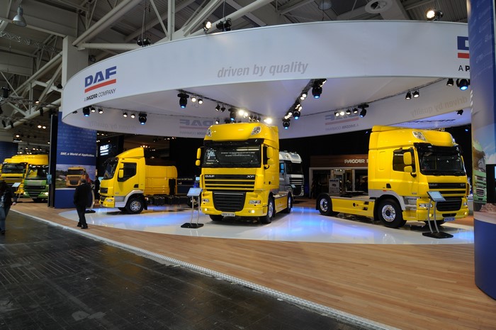 DAF Trucks at an exhibition