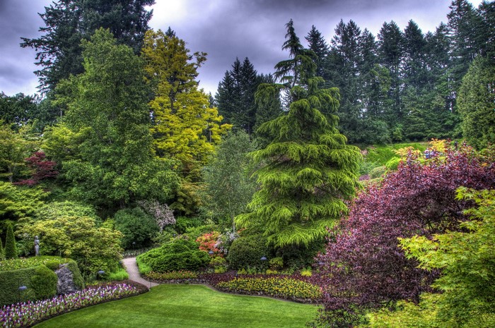 Butchart Gardens Victoria Parks Canada