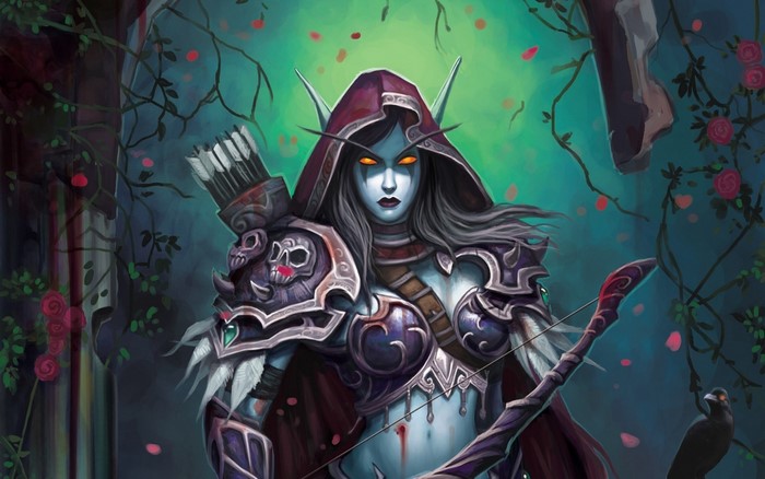 Sylvanas Windrunner from World of Warcraft with bow