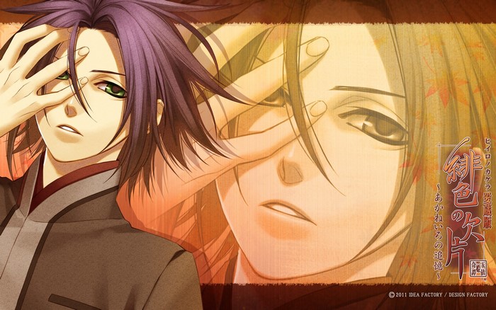 Hiiro no Kakera character with purple hair