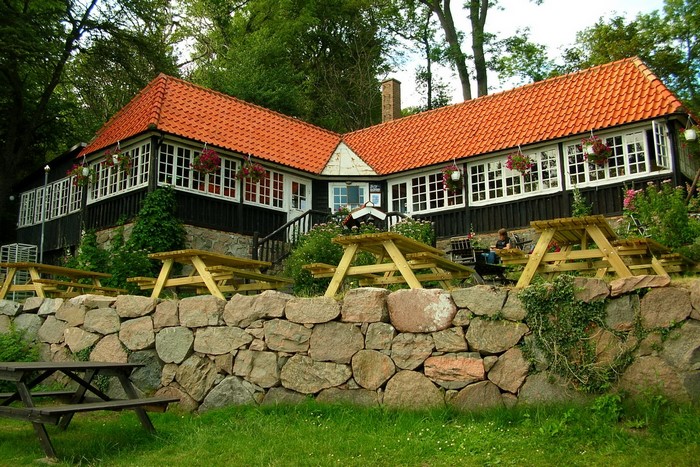 Restaurant with outdoor seating in Sweden