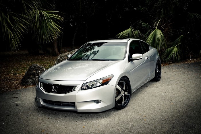 Silver Honda Accord Coupe on a Road