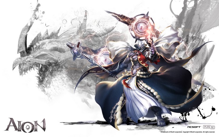 Aion: Tower of Eternity character with dragon