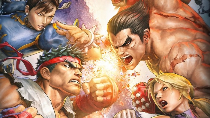 Ryu, Chun-Li, Kazuya, and Nina from Street Fighter
