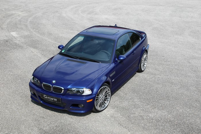 Blue BMW M3 Coupe with G-Power Tuning