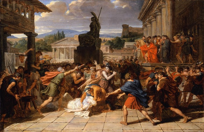 The Death of Virginia by Guillaume Guillon Lethiere